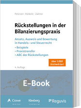 Rückstellungen in der Bilanzierungspraxis (E-Book)