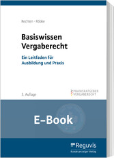 Basiswissen Vergaberecht (E-Book)