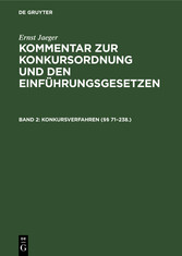 Konkursverfahren (§§ 71-238.)