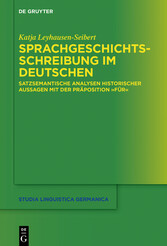 Sprachgeschichtsschreibung im Deutschen