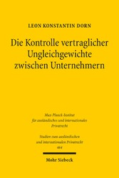 Die Kontrolle vertraglicher Ungleichgewichte zwischen Unternehmern