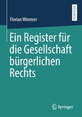 Ein Register für die Gesellschaft bürgerlichen Rechts