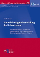 Steuerliche Ergebnisermittlung der Unternehmen