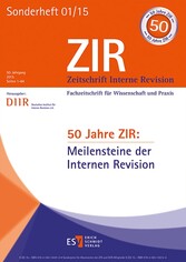 50 Jahre ZIR: Meilensteine der Internen Revision