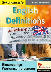 English Definitions