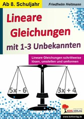 Lineare Gleichungen mit 1-3 Unbekannten