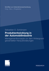 Produktentwicklung in der Automobilindustrie