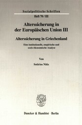 Alterssicherung in der Europäischen Union III.