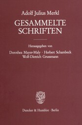 Gesammelte Schriften.