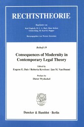 Consequences of Modernity in Contemporary Legal Theory.