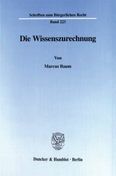 Die Wissenszurechnung.