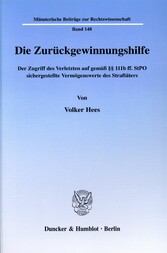 Die Zurückgewinnungshilfe.