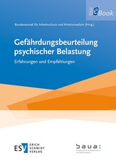 Gefährdungsbeurteilung psychischer Belastung