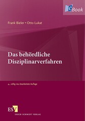 Das behördliche Disziplinarverfahren