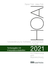 HOAI 2021 - Textausgabe mit Interpolationstabellen - E-Book (PDF)