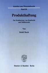 Produkthaftung.