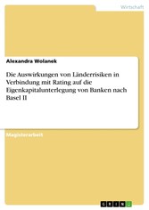 Die Auswirkungen von Länderrisiken in Verbindung mit Rating auf die Eigenkapitalunterlegung von Banken nach Basel II