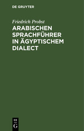 Arabischen Sprachführer in ägyptischem Dialect