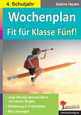 Wochenplan Fit für Klasse Fünf!