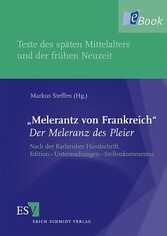 'Melerantz von Frankreich' - Der Meleranz des Pleier