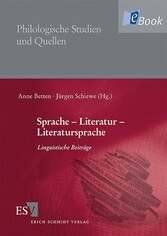 Sprache - Literatur - Literatursprache