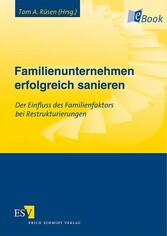 Familienunternehmen erfolgreich sanieren