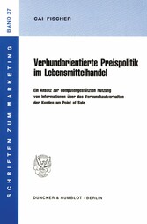 Verbundorientierte Preispolitik im Lebensmittelhandel.