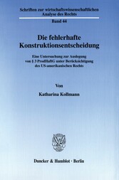 Die fehlerhafte Konstruktionsentscheidung.