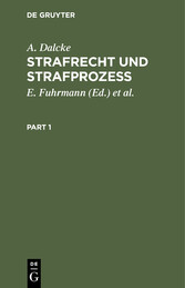 Strafrecht und Strafprozeß