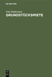 Grundstücksmiete