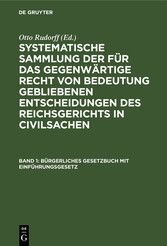 Bürgerliches Gesetzbuch mit Einführungsgesetz