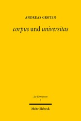 corpus und universitas