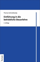 Einführung in die betriebliche Steuerlehre