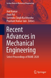 Recent Advances in Mechanical Engineering