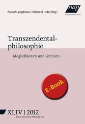 Transzendentalphilosophie.