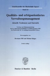 Qualitäts- und erfolgsorientiertes Verwaltungsmanagement.