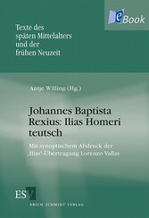 Johannes Baptista Rexius: Ilias Homeri teutsch