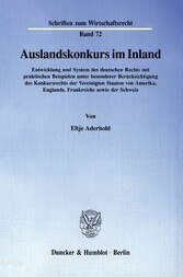 Auslandskonkurs im Inland.