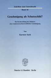 Genehmigung als Schutzschild?