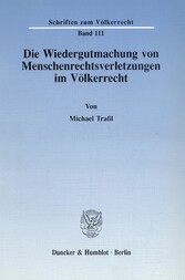 Die Wiedergutmachung von Menschenrechtsverletzungen im Völkerrecht.