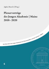 Plenarvorträge der Jungen Akademie | Mainz 2018-2020