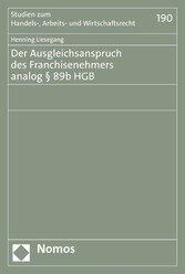 Der Ausgleichsanspruch des Franchisenehmers analog § 89b HGB