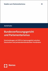 Bundesverfassungsgericht und Parlamentarismus