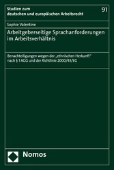 Arbeitgeberseitige Sprachanforderungen im Arbeitsverhältnis