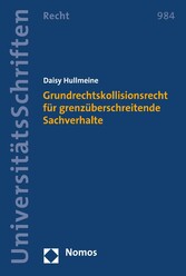 Grundrechtskollisionsrecht für grenzüberschreitende Sachverhalte