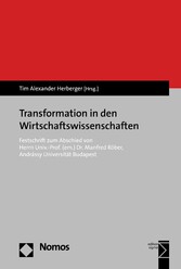 Transformation in den Wirtschaftswissenschaften