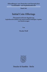 Initial Coin Offerings.