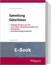 Sammlung Güterlisten - Ausgabe 2021 (E-Book)