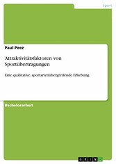 Attraktivitätsfaktoren von Sportübertragungen