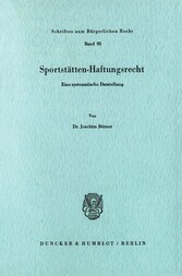 Sportstätten-Haftungsrecht.